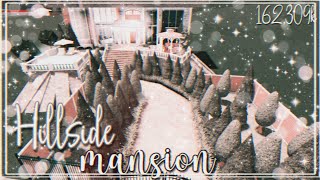 ROBLOX BLOXBURG Hillside Mansion  house build [upl. by Reham387]