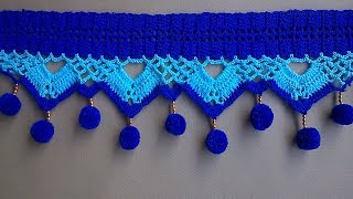 BEAUTIFUL WOOLEN DOOR HANGING TORAN  WOOLEN WALL HANGING TORAN MAKING AT HOME  DIY WOOL TORAN [upl. by Swithbert]