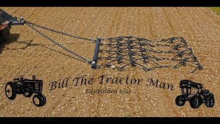 FIELD TUFF Drag Harrow review and demonstration [upl. by Yllrebmik]