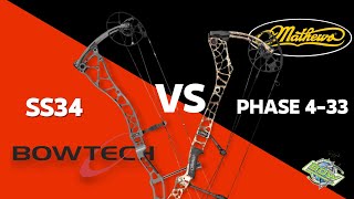 BATTLE  Bowtech SS34 VS Mathews PHASE 4 33 [upl. by Helgeson]