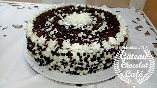 Gâteau chocolat café intense كيك بالشوكولا والقهوة فاخر إقتصادي و سهل في التحضير [upl. by Costello780]