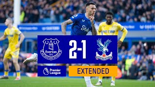 EXTENDED HIGHLIGHTS EVERTON 21 CRYSTAL PALACE [upl. by Phina38]