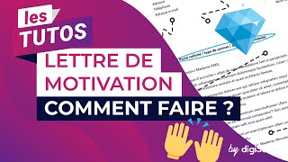 Comment faire une lettre de motivation [upl. by Dimah749]