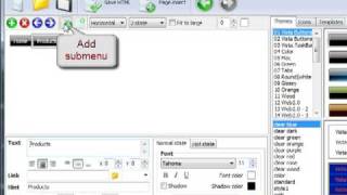 How to create a simple web menu in a few clicks [upl. by Atwahs]