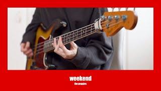 the peggies  weekend  bass cover ベース弾いてみた [upl. by Leinto]