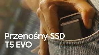 Przenośny dysk SSD T5 EVO – pamięć którą zabierzesz ze sobą wszędzie  Samsung Polska [upl. by Dottie]