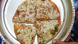 Readymade Pizza Base Recipe  Simple And Tasty Pizza Recipe  How To Make Pizza Without Oven [upl. by Elmer]