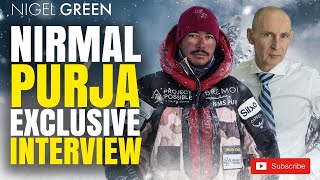 Nims Purja Exclusive Interview  Record Breaking Mountaineer  Nigel Green [upl. by Laroy]