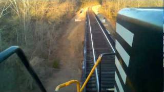 Norfolk Southern on the Pope Lick Bridge [upl. by Knox722]