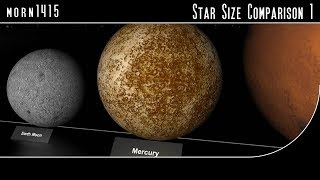 Star Size Comparison 1 HD [upl. by Areikahs]