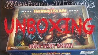 RUMBLESLAM  Back Alley Brawl UNBOXING deutsch [upl. by Atinahc406]