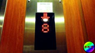 Hitachi Traction Elevator  The Renaissance Hotel in Malacca Malaysia Parking Lift [upl. by Banerjee370]