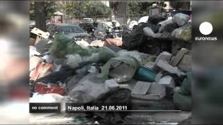 Streets of Naples are full of rubbish [upl. by Ailgna]