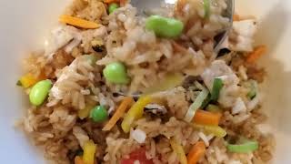 Review Ajinomoto Yakitori Chicken With Japanese Style Fried Rice COSTCO [upl. by Aggarwal543]