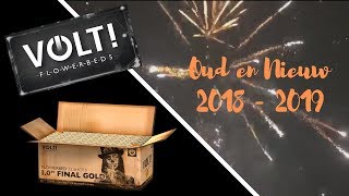 10quot Final Gold  VOLT Flowerbeds vuurwerk  Vuurwerktotaal  Straatvideo 20182019 [upl. by Yklam]