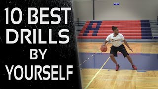 Top 10 Best Basketball Drills to Do By Yourself [upl. by Kcirret]