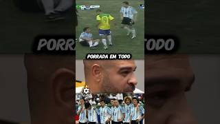 Adiriano Imperador fez isso no último lance do jogo e desmontou os Argentinos shorts viral short [upl. by Wernda]