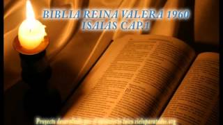 Biblia HabladaBIBLIA REINA VALERA 1960 ISAIAS CAP 1 [upl. by Ednyl]