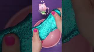 Glittery Mermaid Slime  DIY for Kids  GABBYS DOLLHOUSE [upl. by Souza515]