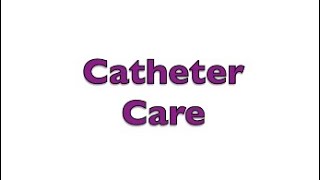 STNACNA Skill Demo Catheter Care [upl. by Meredi]