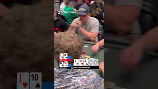 DNEGS BRUTALLY BUSTS THE 50k HIGH ROLLER pokernews wsop2024 [upl. by Redienhcs]