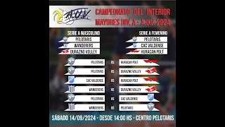 CAMPEONATO DEL INTERIOR MAYORES DIV A  AUV 2024 [upl. by Ahsercal]