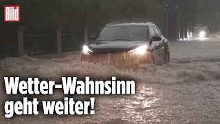 BAYERN Hochwasser und Überflutungen nach Unwettern [upl. by Pyle]