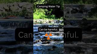 Camping Water Tip campingculture campingadvice facts campgear campinghacks adventure camping [upl. by Byrann]