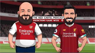 The Red Cartel  Predictions Game Week 6 premierleague soccer football [upl. by Klusek]