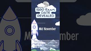 ISRO EXAM DATE REVEALED ICRB 2023 Scientist isroscientists isroupdate isroexam [upl. by Nerty]