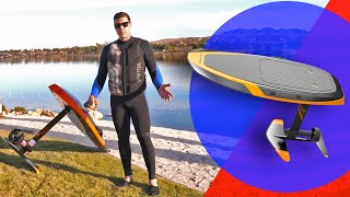 This 6000watt motorized surfboard lets you fly on water FAST [upl. by Ahsined]