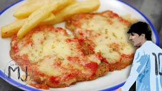 MILANESA A LA NAPOLITANA  La comida favorita de Leo Messi [upl. by Krahmer]