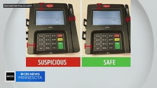 How to tell if a skimming device is attached to credit card reader [upl. by Corilla]