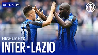 INTER 31 LAZIO  HIGHLIGHTS  SERIE A 2223 ⚫🔵🇬🇧 [upl. by Dieter785]