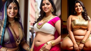 4K AI ART indian Model Lookbook AI Art Video Do You Like My Colourful Traditional Saree Outfits😍 [upl. by Janis]