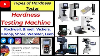 Hardness Testing Machine Type  Rockwell Hardness Test  Vickers Hardness Test  Brinell Hardness Te [upl. by Dorita]