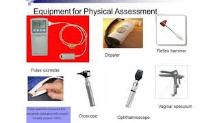 EQUIPMENTS USED FOR PHYSICAL ASSESSMENT  NURSING KNOWLEDGE [upl. by Dabney]