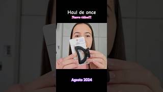 Haul de once 2024 unboxing haul once vlog blog hauldecompras hauldemaquillaje pelo hebilla [upl. by Enovaj]