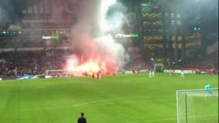 FC Copenhagen  VfB Stuttgart 081112 Pyroshow [upl. by Sylvie]