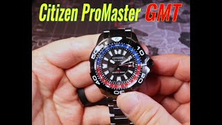 Citizen Promaster GMT Dive Watch Review The Ultimate Explorers Timepiece [upl. by Beekman895]