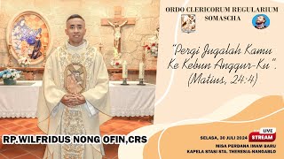 MISA PERDANA IMAM BARU RP WILFRIDUS NONG OFIN CRS [upl. by Eirrej]