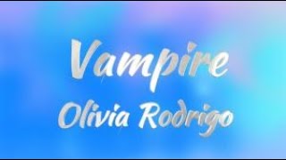 Olivia Rodrigo  Vampire KARAOKE VERSION [upl. by Osmen]