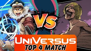 Smiling Titan Life VS Inasa Yoarashi Water  UniVersus Gameplay [upl. by Delmar]