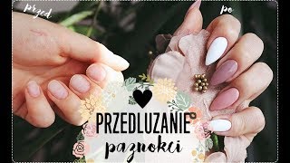 💅 PRZEDŁUŻANIE PAZNOKCI ŻELEM NA FORMIE 💅 Krok po kroku moja metoda [upl. by Terza292]