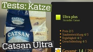 Catsan Ultra plus Klumpstreu  Katzenstreu im Test [upl. by Alimak]