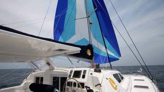 Tahina Spinnaker Sailing  Wideangle HD Video [upl. by Suollecram837]