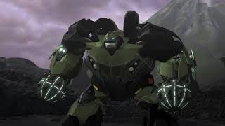 Transformers Prime Unreleased Soundtrack  Bulkhead Vs Hardshell Round 1 [upl. by Lyrahc]