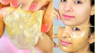 Elimina el vello facial con esta sencilla mascarilla casera [upl. by Issy]