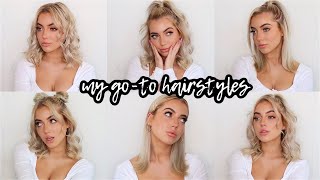 CUTE HAIRSTYLE IDEAS FOR SHORT amp MEDIUM HAIR [upl. by Ena]