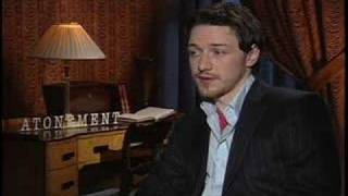 James McAvoy interview for Atonement [upl. by Ricardama]